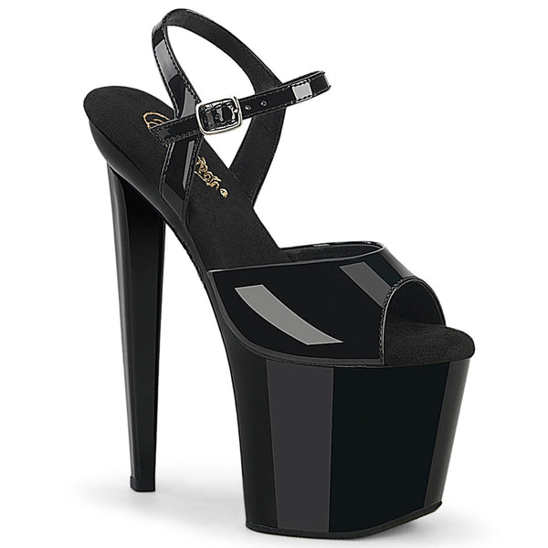 RAZZLE-809 Plateau Sandaletten Schwarz von Pleaser