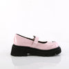RENEGADE-56 Plateau Schuhe - Rosa Lack von DemoniaCult – Ansicht 5