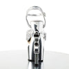 REVOLVER-709G Plateau Sandaletten Silber Chrome Glitzer von Pleaser – Ansicht 4