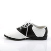 SADDLE-50 Schuhe Schwarz/Weiß | Funtasma