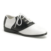 SADDLE-50 Schuhe Schwarz/Weiß | Funtasma