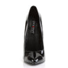 SCREAM-01 Pumps Schwarz Lack von Devious – Ansicht 2