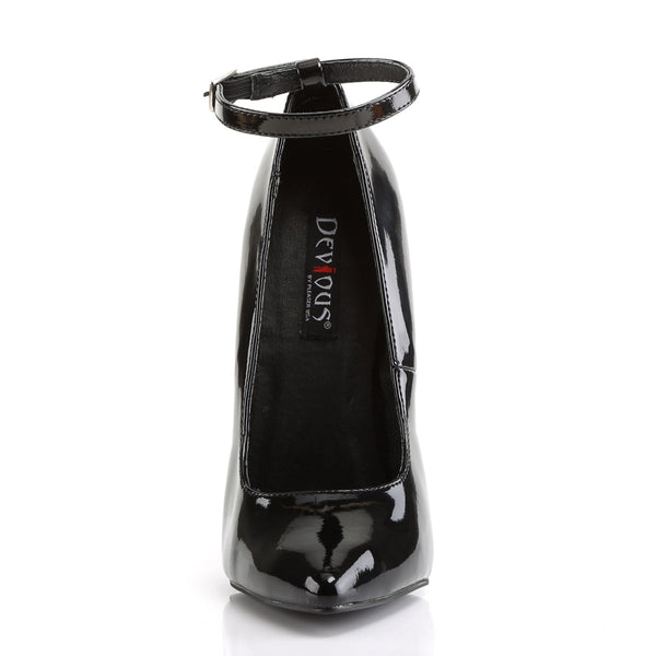 SCREAM-12 Pumps Schwarz Lack von Devious – Ansicht 2
