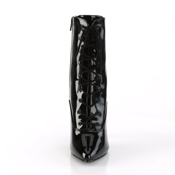 SEDUCE-1020 Stiefeletten Lack Schwarz von Pleaser – Ansicht 2