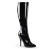 SEDUCE-2000 Stiefel Schwarz Lack von Pleaser