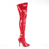 SEDUCE-3000 Overknee Stiefel Lack Schwarz von Pleaser – Ansicht 5