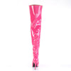 SEDUCE-3010 Overknee Stiefel Lack Hot Pink von Pleaser – Ansicht 4