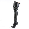 SEDUCE-3024 Overknee Stiefel schwarz von Pleaser – Ansicht 3