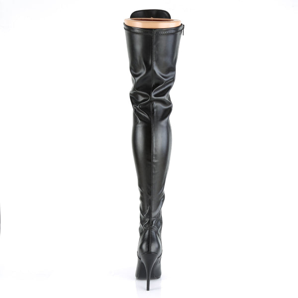 SEDUCE-3024 Overknee Stiefel schwarz von Pleaser – Ansicht 4