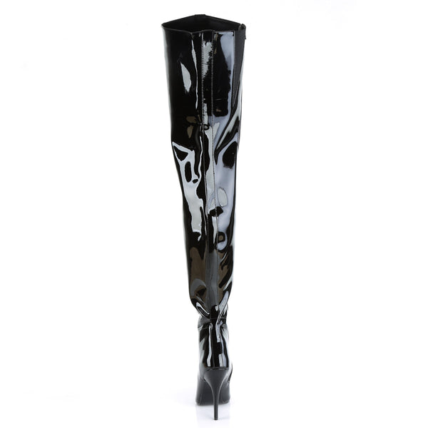 SEDUCE-4010 Overknee Stiefel - Schwarz von Pleaser – Ansicht 4