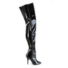 SEDUCE-4010 Overknee Stiefel - Schwarz von Pleaser
