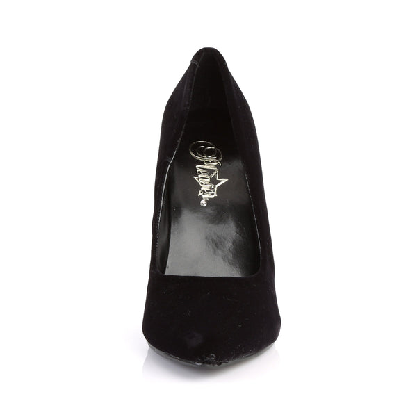 SEDUCE-420 Pumps Schwarz Samt von Pleaser – Ansicht 2