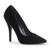 SEDUCE-420 Pumps Schwarz Samt von Pleaser
