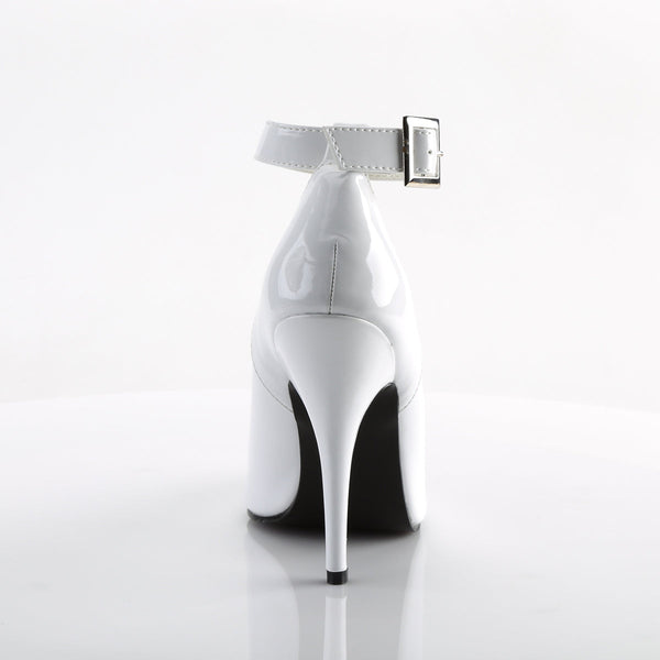 SEDUCE-431 Pumps Lack Weiß von Pleaser – Ansicht 4
