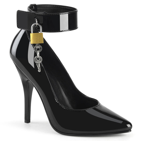 SEDUCE-432 Pumps - Schwarz lack von Pleaser High Heels