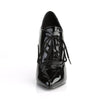 SEDUCE-460 Oxford Pumps Lack Schwarz von Pleaser – Ansicht 2
