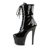 Plateau Stiefeletten SKY-1020 Schwarz von Pleaser – Ansicht 3