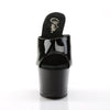 SKY-301 Plateau Pantoletten Schwarz Lack von Pleaser – Ansicht 2