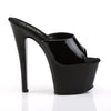 SKY-301 Plateau Pantoletten Schwarz Lack von Pleaser – Ansicht 5