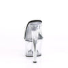 SKY-301 Plateau Pantoletten Schwarz/Transparent von Pleaser – Ansicht 4