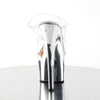 SKY-302 Plateau Pantoletten Transparent/Chrom von Pleaser – Ansicht 4