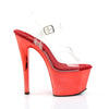 SKY-308 Sandalette Plateauschuhe Rot von Pleaser – Ansicht 5