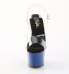 SKY-308 Plateau Sandaletten Blau Lack von Pleaser – Ansicht 2