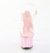 SKY-308CHRS Plateau Sandaletten Pink mit Strass von Pleaser – Ansicht 2
