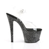 SKY-308MG Plateau Sandaletten Schwarz von Pleaser – Ansicht 5