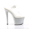 SKY-308MG Plateau Sandaletten Silber von Pleaser – Ansicht 5
