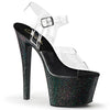 SKY-308MG Plateau Sandaletten Schwarz von Pleaser
