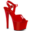 SKY-308N Plateau Sandaletten Rot Lack von Pleaser