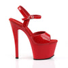 SKY-309 Sandalette Plateauschuhe Rot von Pleaser – Ansicht 5