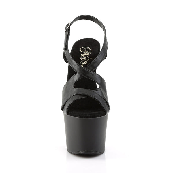 SKY-330 Plateau Sandaletten Schwarz Matt von Pleaser – Ansicht 2