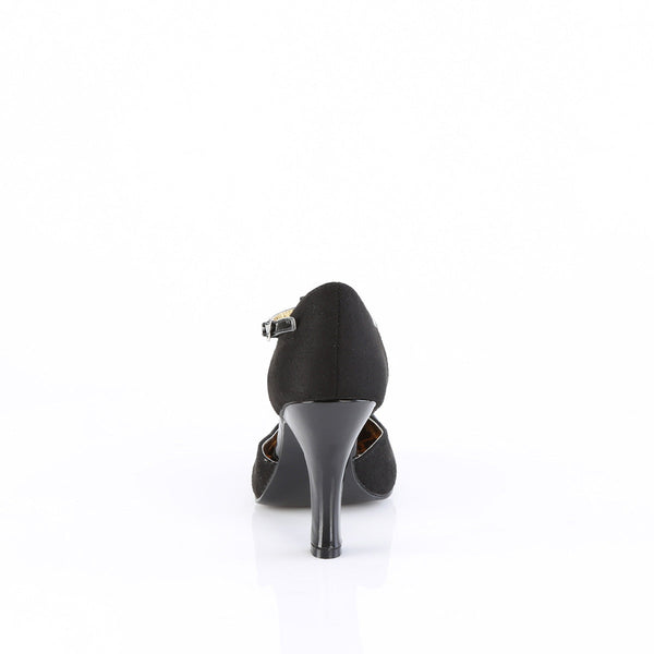 SMITTEN-10 Pumps Schwarz Leo | Pin Up Couture