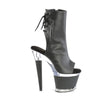 SPECTATOR-1018 Plateau Stiefeletten - Schwarz Matt von Pleaser – Ansicht 5