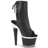 SPECTATOR-1018 Plateau Stiefeletten - Schwarz Matt von Pleaser
