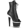 SPECTATOR-1021 Plateau Stiefeletten - Schwarz matt von Pleaser