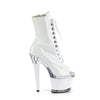 SPECTATOR-1021 Plateau Stiefeletten - Weiß von Pleaser – Ansicht 5