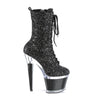 SPECTATOR-1040G Plateau Stiefeletten - Schwarz von Pleaser – Ansicht 5