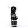 SPECTATOR-708RS Plateau Sandaletten - Transparent von Pleaser – Ansicht 2