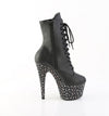 STARDANCE-1020 Plateau Stiefeletten Schwarz Matt von Pleaser – Ansicht 5