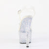 STARDANCE-708 Plateau Sandaletten Transparent von Pleaser – Ansicht 4