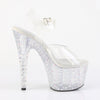 STARDANCE-708 Plateau Sandaletten Transparent von Pleaser – Ansicht 5