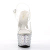 STARDANCE-708 Plateau Sandaletten Transparent von Pleaser – Ansicht 2