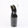 STARDANCE-808 Plateau Sandaletten Schwarz von Pleaser – Ansicht 2