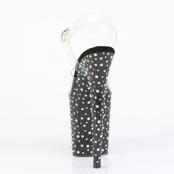STARDANCE-808 Plateau Sandaletten Schwarz von Pleaser – Ansicht 4
