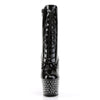 STARDUST-1020-7 Plateau Stiefeletten - Schwarz von Pleaser – Ansicht 2
