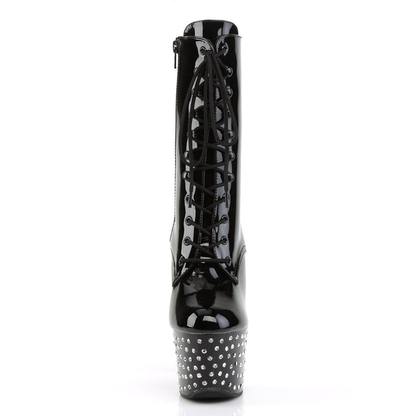 STARDUST-1020-7 Plateau Stiefeletten - Schwarz von Pleaser – Ansicht 2