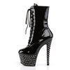 STARDUST-1020-7 Plateau Stiefeletten - Schwarz von Pleaser – Ansicht 3
